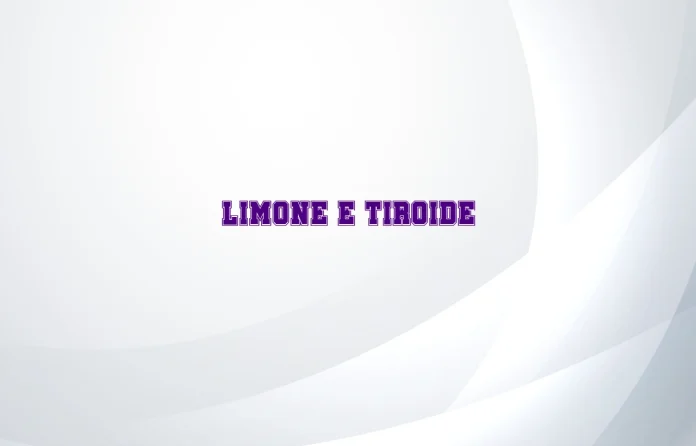 Limone e tiroide
