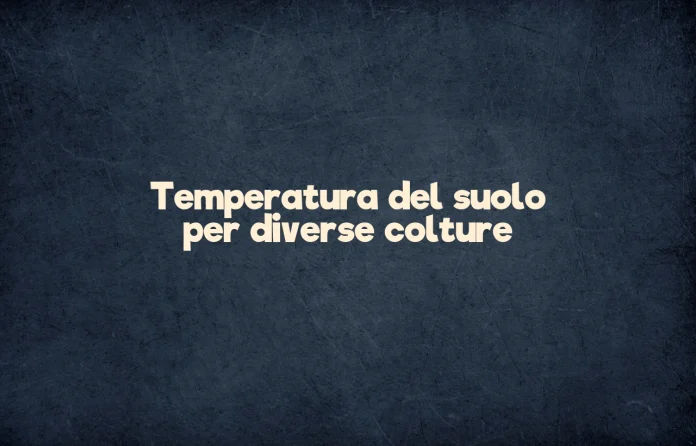 Temperatura del suolo