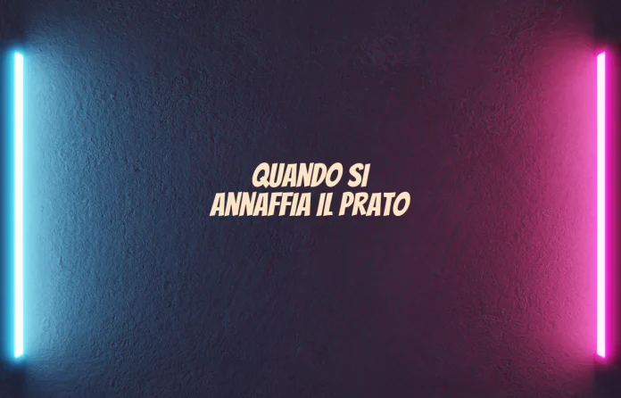 Quando si annaffia il prato